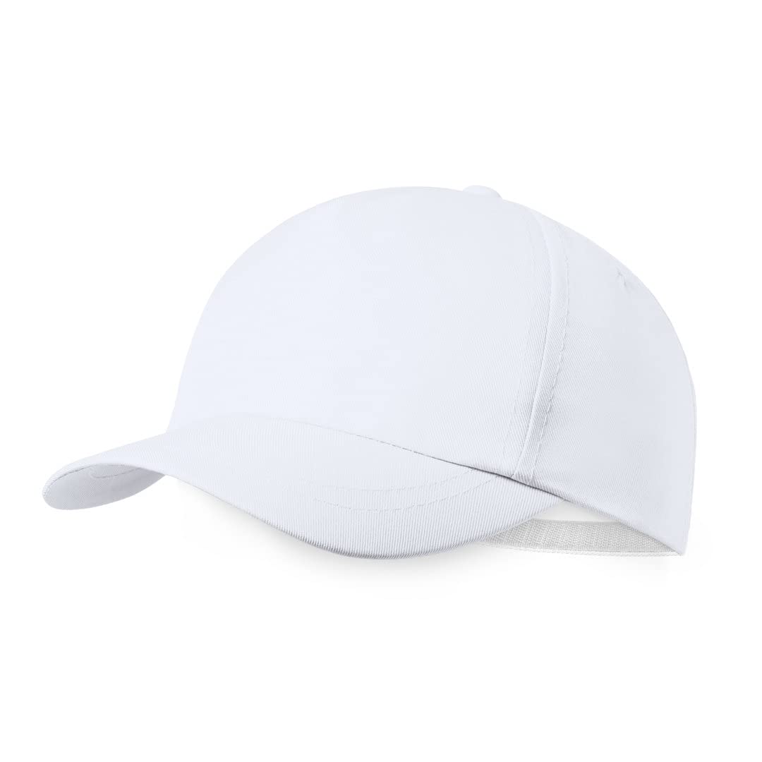 BLUECHOLON Gorra de niño de 5 Paneles Fabricada en Resistente poliéster RPET, de Suave Acabado y Cierre Ajustable. con Orificios de ventilación Bordados