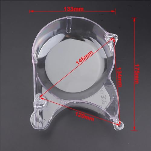 Cubierta motor protector lateral izquierdo para moto cross 4T 110cc-160cc 4