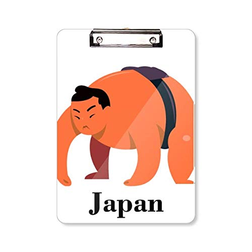 Porte-bloc traditionnel japonais Sumo de haute qualité avec plaque rigide A4