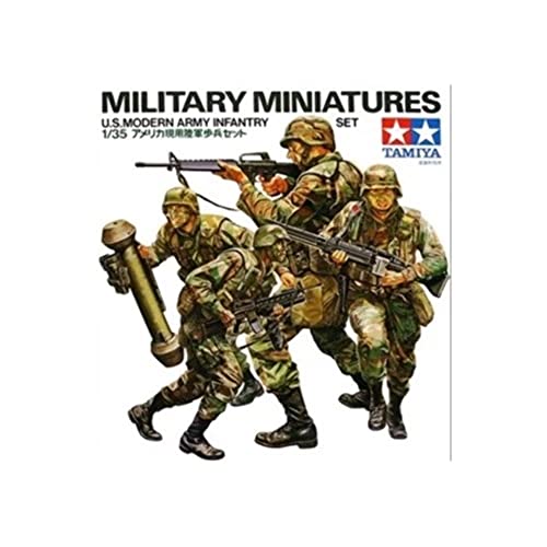Figura de Infantería Moderna del Ejército de EE.UU. Tamiya miniatura 1