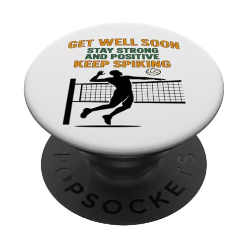 Get Well Soon Golf Player Phone Grip (Black)