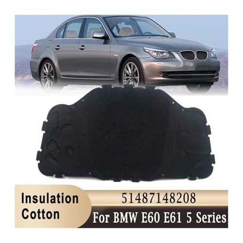 Réduction du bruit moteur pour E61 E60 avec le tapis d'isolation 525i - 3