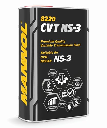Mannol NS-3 Synthetic CVT Transmission Fluid, 1L Bottle, Ensures Smooth Gear Shifts, Reduces Wear and Tear, Provides Cold Weather Protection