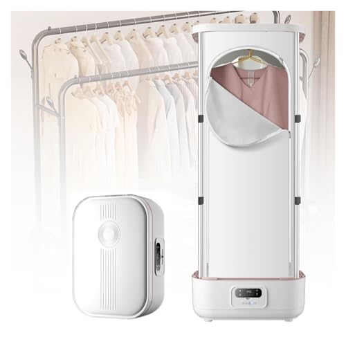 Automatic Ironing Machine,Portable Wireless Vertical Steam Iron, Clothes Drying Rack with Remote,Hanging Garment Steamer,for Clothes Fabric
