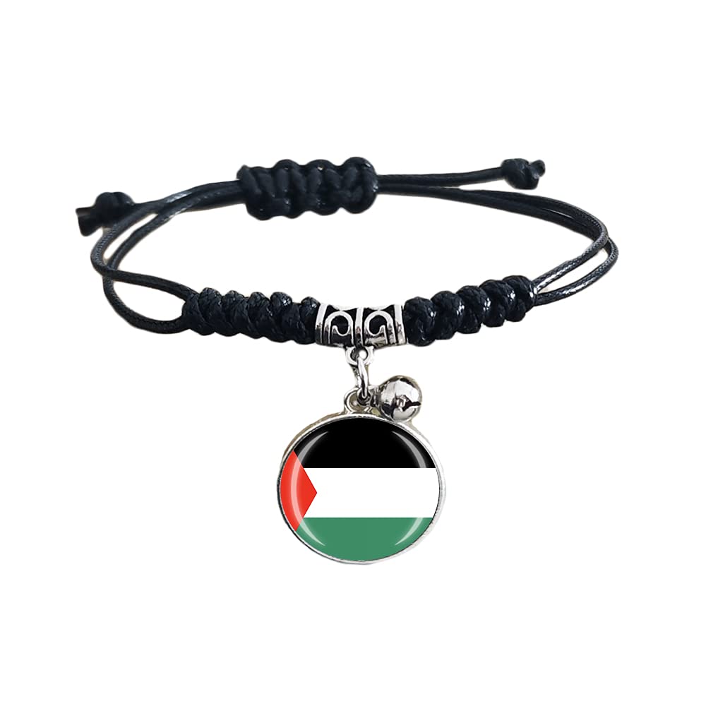 Handgefertigte Palästina Armbänder - Verstellbare Baumwoll Armbänder