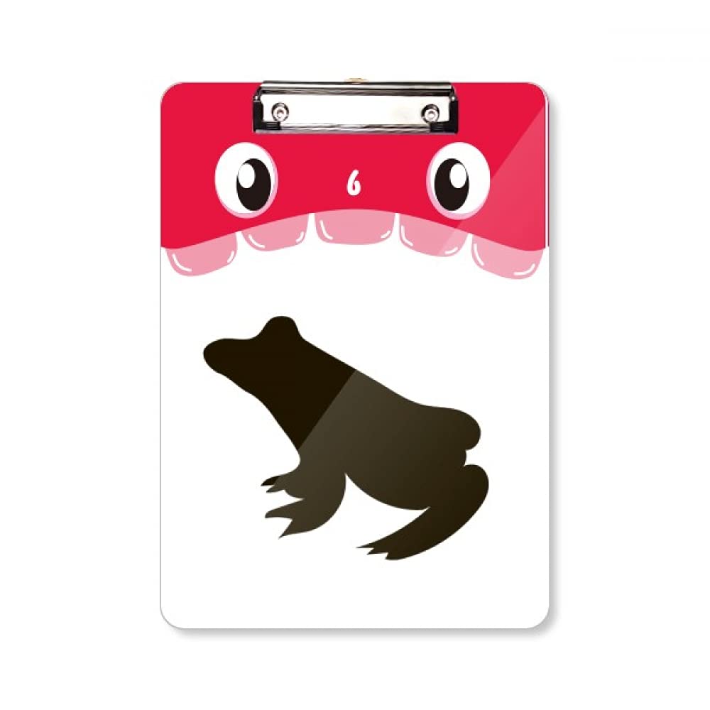 Grenouille noire dossier de qualité supérieure A4 pour bloc-notes d'études - 5