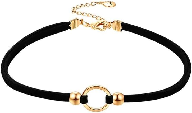 El Regalo Minimalist Black Valvet Choker Necklace for Girls & Women- Simple Black Velvet Punk Choker Collar Necklace (B0D3VH6BHV) Amazon Price History, Amazon Price Tracker
