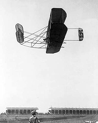 Eugene Lefebvre in Wright Brothers Plane 11x14 Photograph Photo Print