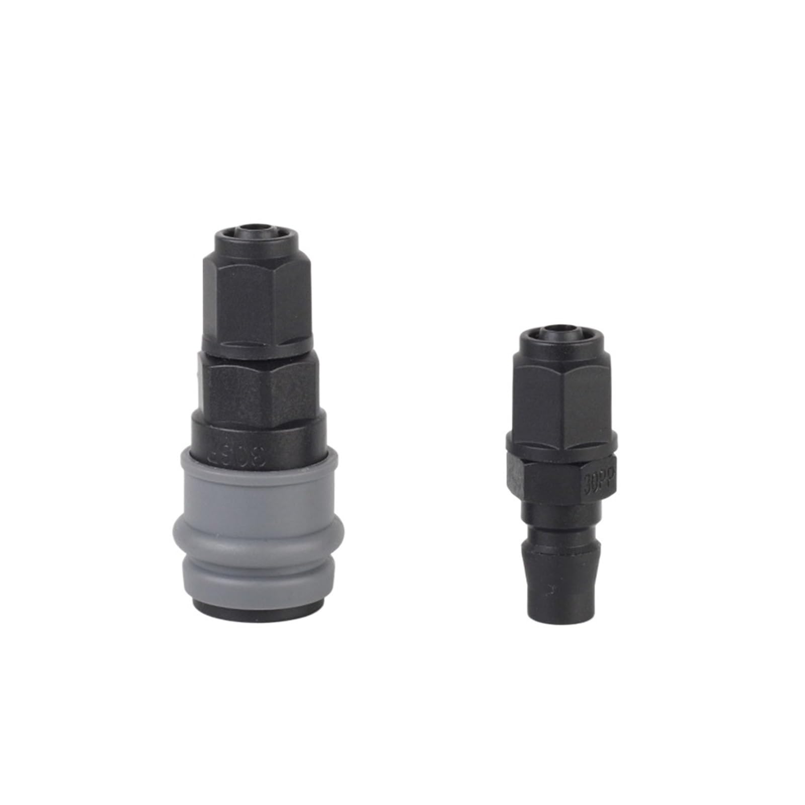 2pcs Plastic Steel C-Type Self-Locking Quick Connector Compressor Pneumatic Fittings 8/10/12mm Quick Coupling Air Pipe Connector(SP30 and PP30)