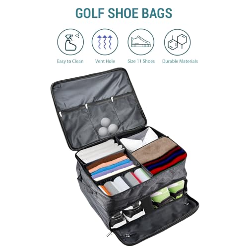 Organisateur de coffre de golf étanche à compartiments multiples - 5