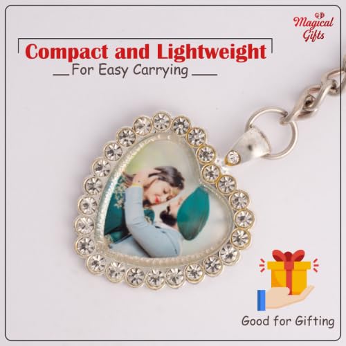 Image of magical gifts Customized Keychains, Unique Personalized Key RIngs and Charms with Your Photos /Name /Design for Bags /Bikes /Car and Gifting Purposes
