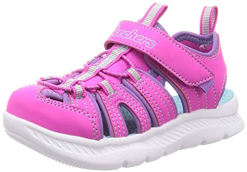 Skechers C-Flex Sandal 2.0 Playful Trek, Sandalias para Pescador Niñas, Htpk, 32...