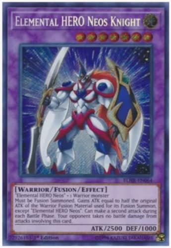 yugioh - Elemental Hero Neos Knight BLHR-EN064 Secret Rare 1st Edition - Battles of Legend: Hero's Revenge