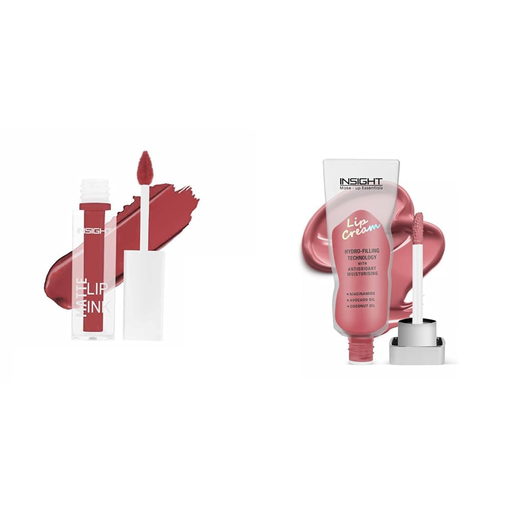 Matte Lip Ink | Lightweight Formula |Ultra-Pigmented| Quick-Drying | Long-Lasting | Waterproof| Smudge-Proof|Coco-4gLip Cream - Selene |Coconut Oil & Niacinamide - 5g