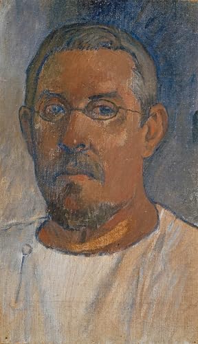 Pintura Murales Decor Autorretrato con gafas de Paul Gauguin Lienzo Impreso de Alta Calidad
