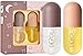 Produktbild 2 Pcs Natural Lip Plumper, Tag und Nacht Double Effect Lip Enhancer und Lip Care Serum Set, Pflanzenextrakte Lipgloss Lip Plumping Balm für vollere Lippen und hydratisierte Beauty Lips