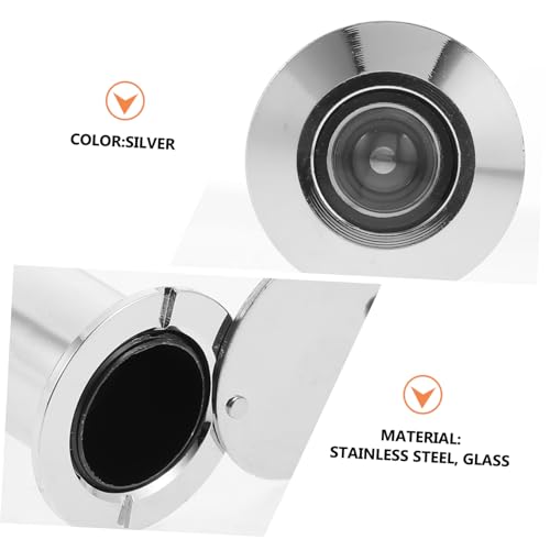 Visor de mirilla para puerta con cámara de privacidad y accesorio de puerta miniatura 2