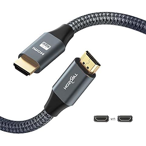 Twozoh 4K HDMI Cable 30Ft/10M, High Speed 18Gbps HDMI 2.0 Cable, Braided HDMI to HDMI Cord Compatible with PS5, PS3, PS4, PC, Projector, HDTV, Xbox Cover