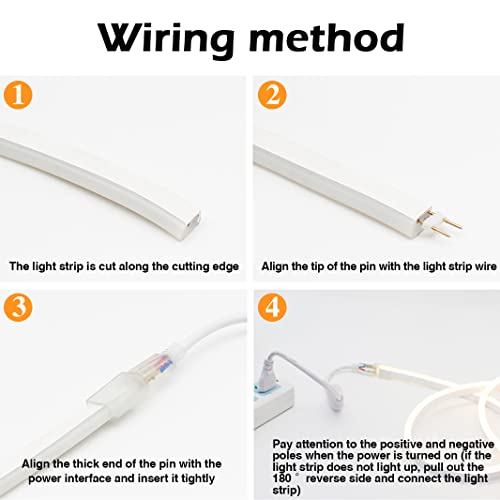 YOODI Striscia LED 30M Neon Flessibile 220V Calda