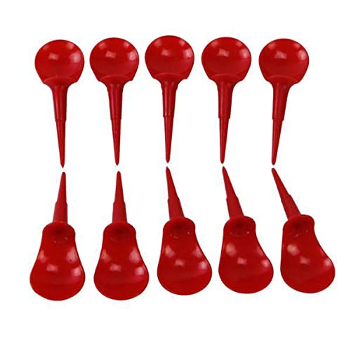 Aymzbd 10 Piezas de Plástico Novedad Anti- Tees Silla Tees Herramientas, Rojo 10 Piezas
