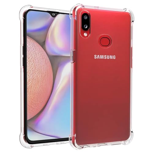 Coque Galaxy A10s transparente anti-jaunissement pour éviter les bris d'écran et les rayures