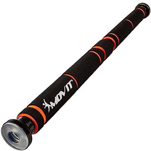 MOVIT Barra per Trazioni - da Porta, Telescopico, Senza Viti, Regolabile, 62,5-100 cm, Portatile, Carico Massimo 350 kg, 3 Colori...