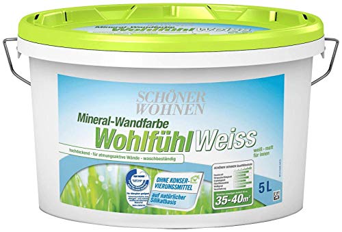 SCHNER WOHNEN FARBE,Schöner Wohnen »WohlfühlWeiss«,weiß,5 l