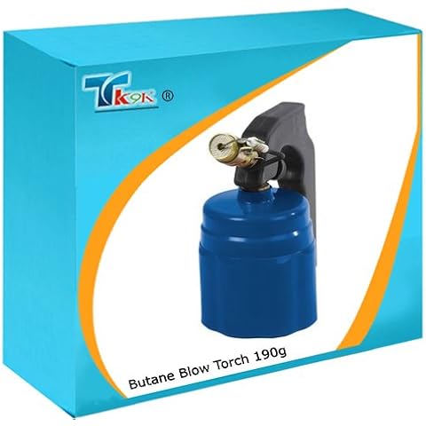 Plumbing Gas Torches Butane Blow Torch 190g Piezoelectric ignition , flame-control button and high quality brass burn tip. For use with standard 190g pierceable gas canister Cover