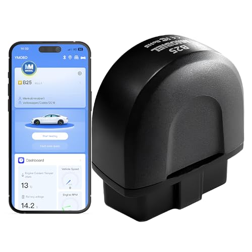 MMOBIEL OBD-II Scanner Bluetooth Pro-Outil de Diagnostic OBD pour Les Voitures Compatible avec iOS iPhone, iPad & Android - Scanner OBDII Vérification du Code...