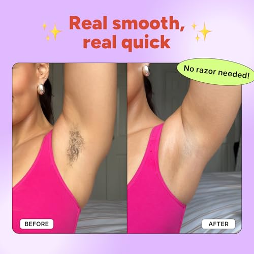 Bye Bye Bush by OYO – Hair Removal Cream for Women Private Area, Bikini Line, Inner Thighs & Armpits, Sensitive Skin Formula, 65% Naturally Derived, Fast Acting Aloe Cucumber – 5 fl oz