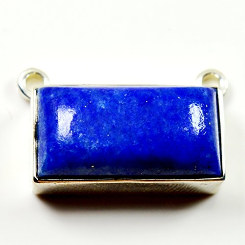Collier lapis lazuli naturel et médaillon fait main, le cadeau idéal - 2