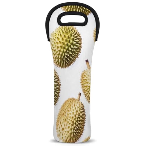 Neoprene Wine Tote Carrier Bag for Wine,Water, Champagne, Beer, Baby Bottles 15.6 x 5.1 Inches, Protective Wine Bag,Durian