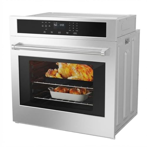 Garvee 30' Built-In Electric Wall Oven, 4.8 Cu.Ft Convection Oven with Self-Cleaning, 8 Functions,...