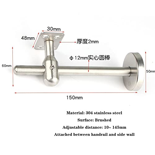 Support de main courante mural pour escalier en acier inoxydable 304 - 6