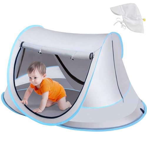 Baby Beach Tent with Baby Hat