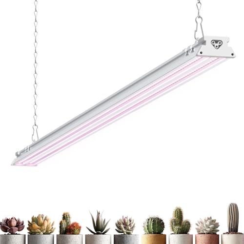 Image of Barrina TX-S60 4FT Grow Light for Indoor Plants, 60W(420W Equivalent), Full Spectrum, High PPFD, Super Bright, Linkable, Grow Lights for Seed Starting, Greenhouse, Vegetables with On /Off Switch 1 Pack