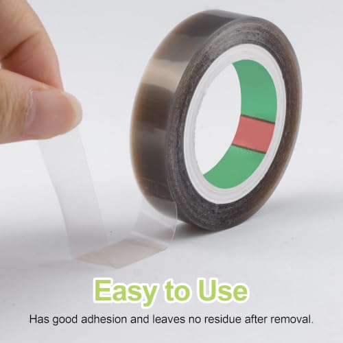 Image of 1 /2 inch x 33FT Low Friction Drawer Curtain Slide Tape, Transparent