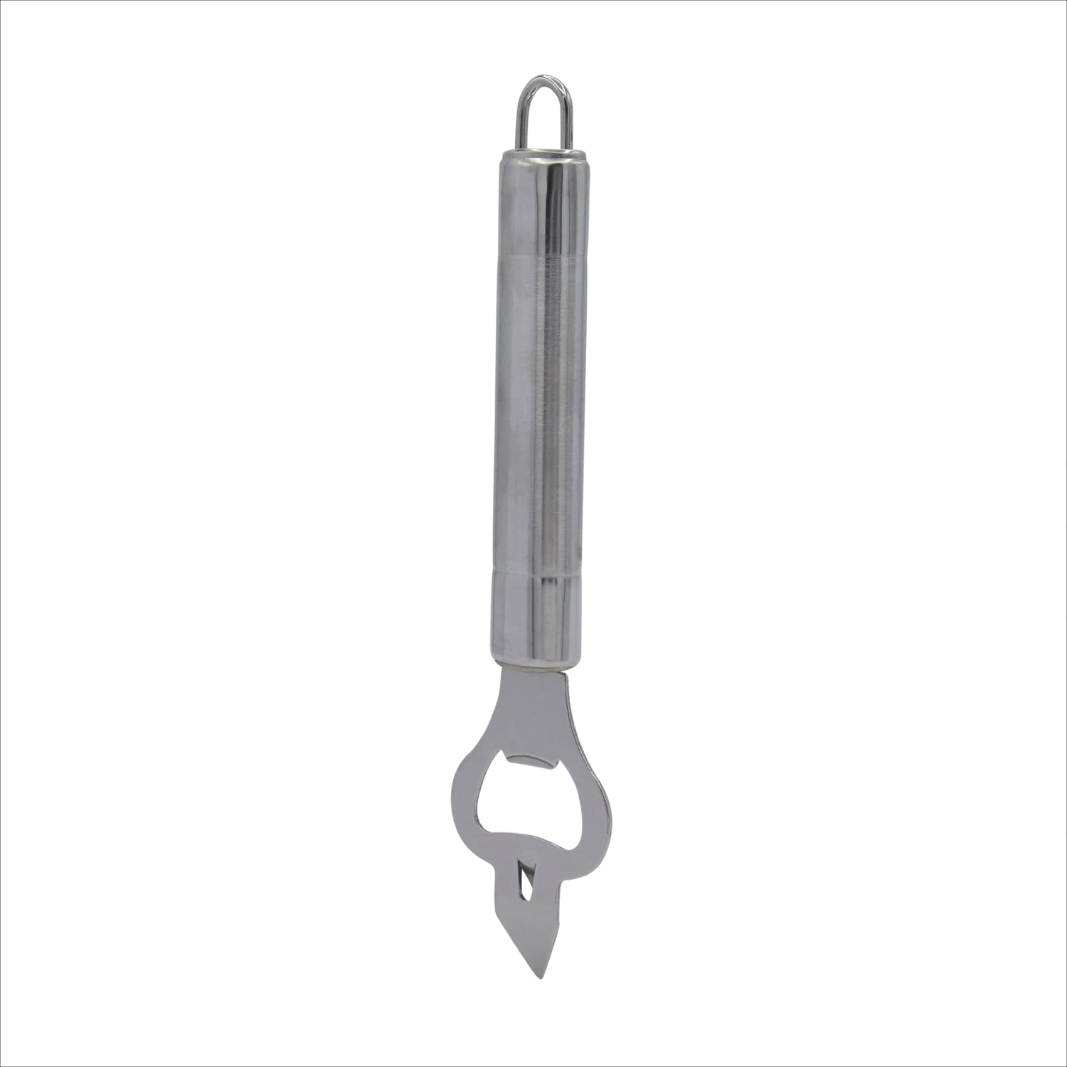 Oxnoble Steel Bottle Opener [Classic Design] [Tip Puncher] [Can Opener] [Waiter Friendly] [Commercial Use] [Home Use] [Best Bottle Opener] [Beer Bottle Opener] [Stainless Steel] [Baristas Waiters]