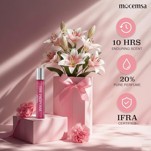 Image of Mocemsa The Proposal Pour Femme Eau De Parfum | Romantic Floral & Fruity Luxury Fragrance | Long-Lasting EDP for Women | 25ml