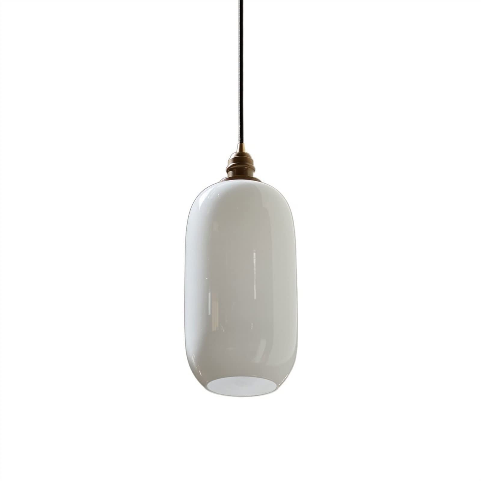 Yinj9562fg Chandeliers Vintage Nordic White Jade Glass Chandelier Living Room Balcony Dining Table Decoration Lighting Fixtures Living Room