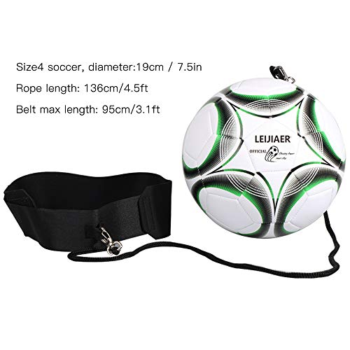 DECDEAL Treinador de Futebol Chute de Futebol Solo Treino de Treino à prova de explosão Futebol Habi