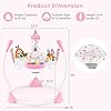 INFANS Baby Activity Center Jumper with Music, Light, Interactive Toys, 360°Rotating Seat, 3 Heights for 6+ Months (Pink) #1