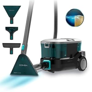 Cecotec CarpetClean 10.000 EasyHome Vloerstofzuiger, bekleding, bekleding, 800 W, 3 liter watertank en 1,5 l vuilwatertank, multi-oppervlakensysteem, accessoirekit