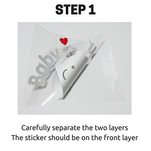 [3 Stück] Baby on Board Aufkleber Auto (Baby in Car)