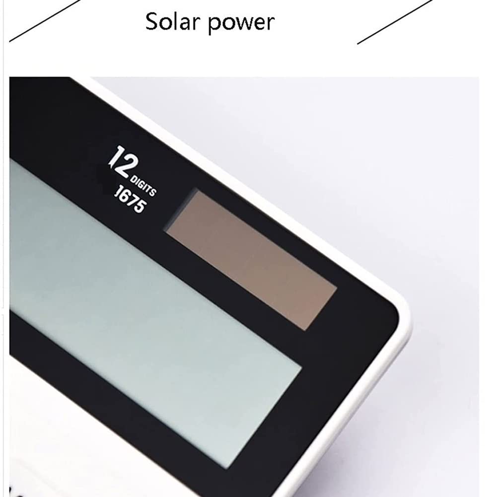 Calcolatrice, calcolatrice da tavolo Calcolatrice scientifica for la scuola secondaria con energia solare. Perfetto for set e forniture di cancelleria for ufficio, ampio display LCD e grandi pulsanti