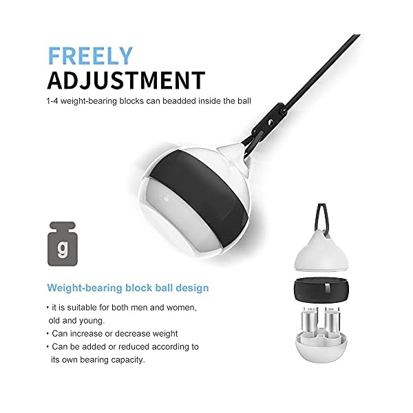 Rkvijl-Hula-Hoops-for-Adults-Weight-Loss-New-2-in-1-Massage-Fitness-Hoola-Hoop-Weighted-Hula-Hoop-with-Detachable-Knots-Adjustable-Gravity-Spinning-Ball Rkvijl Fit Hoop Weighted Hoola Hoop Exercise Hoola Hoop for Adults Weight Loss Infinity Hoop Smart Weighted Hula Hoop Plus Size Detachable Hula Hoops for Adults (Blue&White)