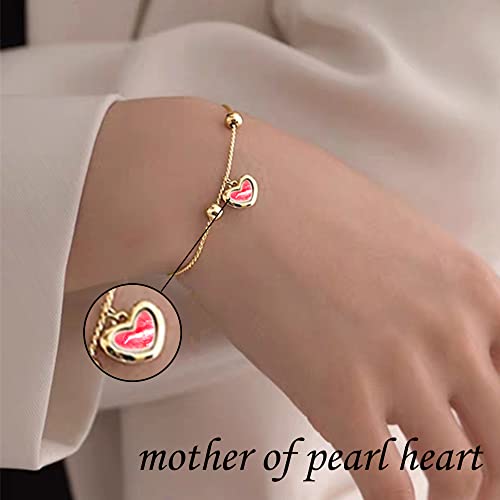 SmileBelle Christmas Gifts Best Friendship Bracelets for 2/3 Sisters Bracelets, Best Friend for Girls14K Gold Adjustable Besties Matching Bracelet, Friends Jewelry Stocking Stuffer for Girls