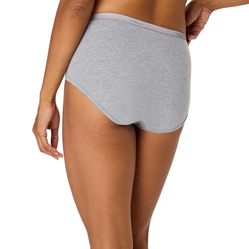 Image of Hanes Women's Underwear Pack, 10-Pack, Full-Coverage Cotton Blend Panties, Moisture-Wicking Underwear for Women