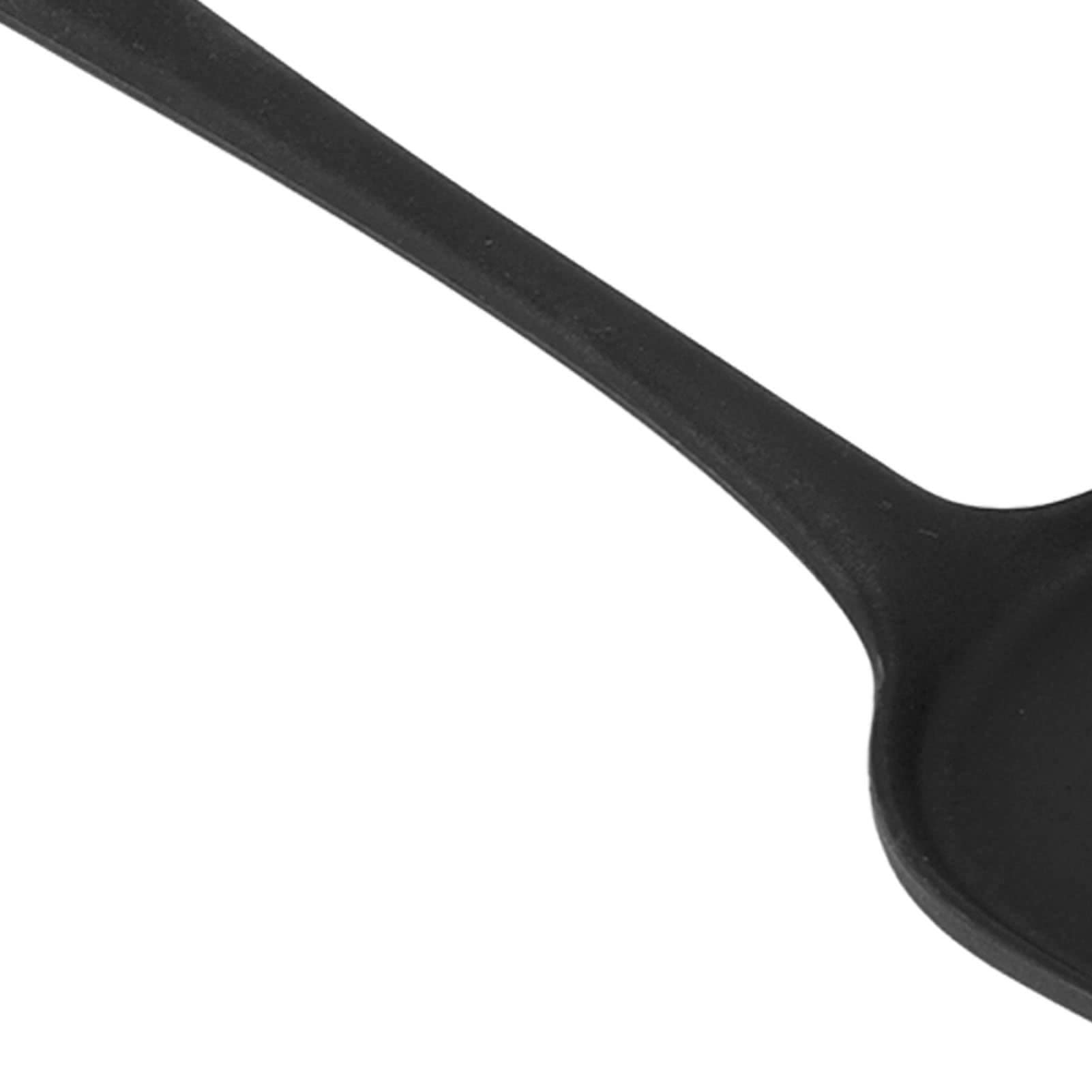 5 Pezzi spatola da Cucina in Silicone spatola da Cucina Utensili da Cucina con Foro per Appendere Le Uova frittata(Nero)