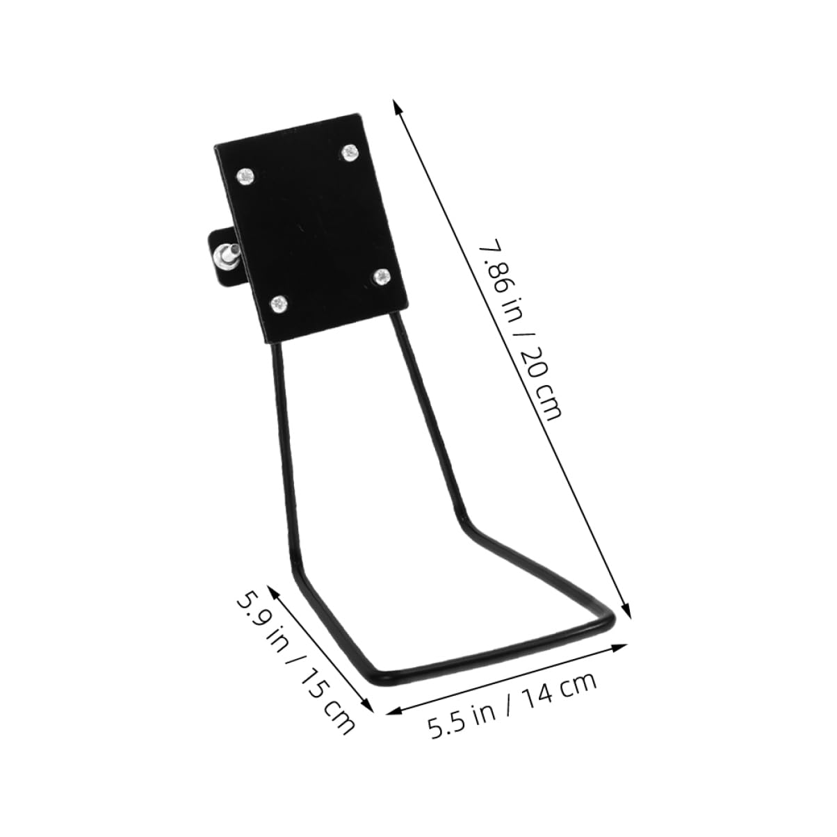 ibasenice Front Bike Rack Durable Frame Cargo Support for Bicycle and Electric Bike for Storing Essentials Easy Installation